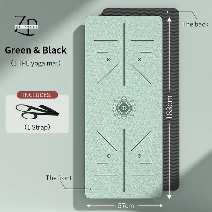 ZenPulse EcoGrip Yoga Mat - ZenPulse